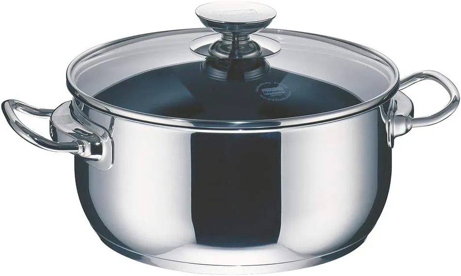 Berndes Injoy Special Edition Sauté Pan 20cm Ø with Glass Lid Silver