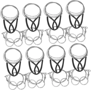 BESPORTBLE 16pcs Survival Wire Saw Portable Pocket Chainsaw for Camping Hiking Outdoor Adventures Compact Hand Cutting Tool Finger for Efficient Cutting