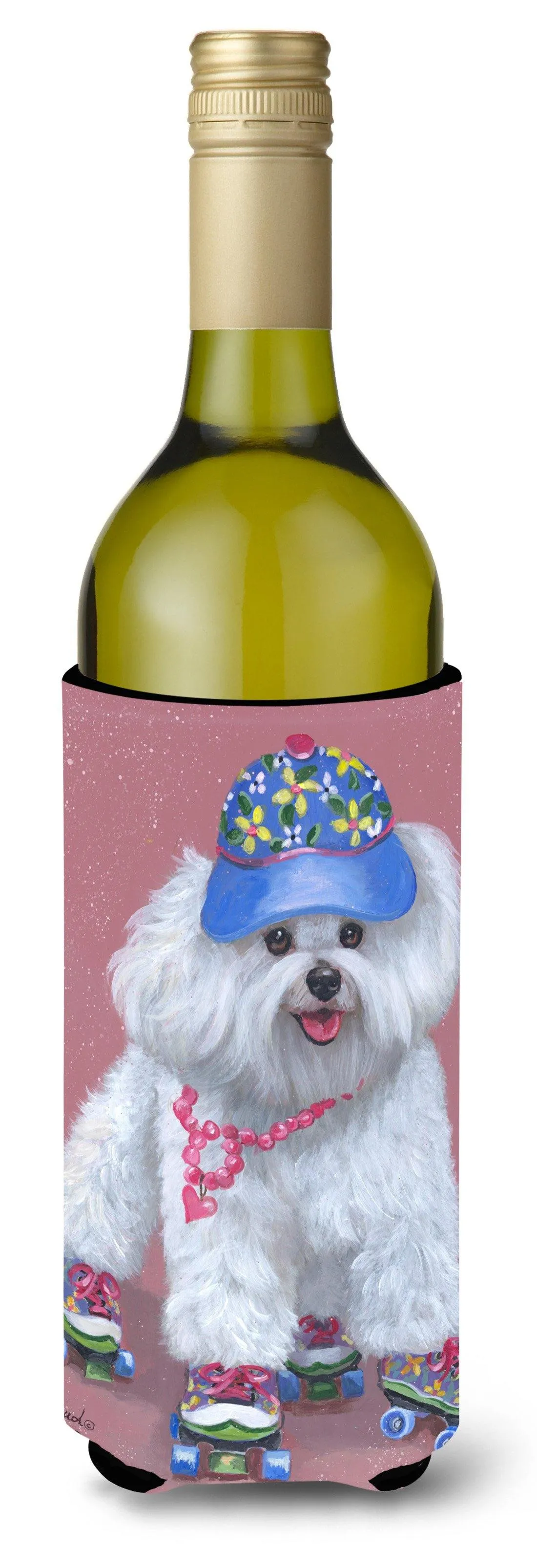 Bichon Frise Girls do it Better Wine Bottle Hugger PPP3021LITERK