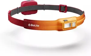 BioLite HPA0312 HeadLamp 425 USB-C Rechargeable 425 Lumens Ember Yellow