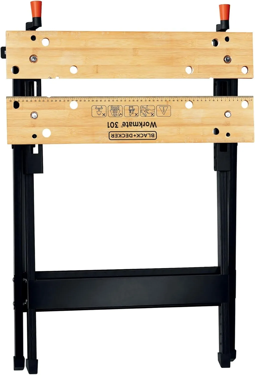 BLACK DECKER WM301-XJ Workbench, Black, Steel, Painted