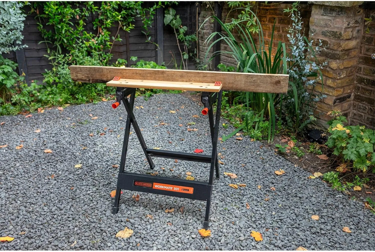 BLACK DECKER WM301-XJ Workbench, Black, Steel, Painted