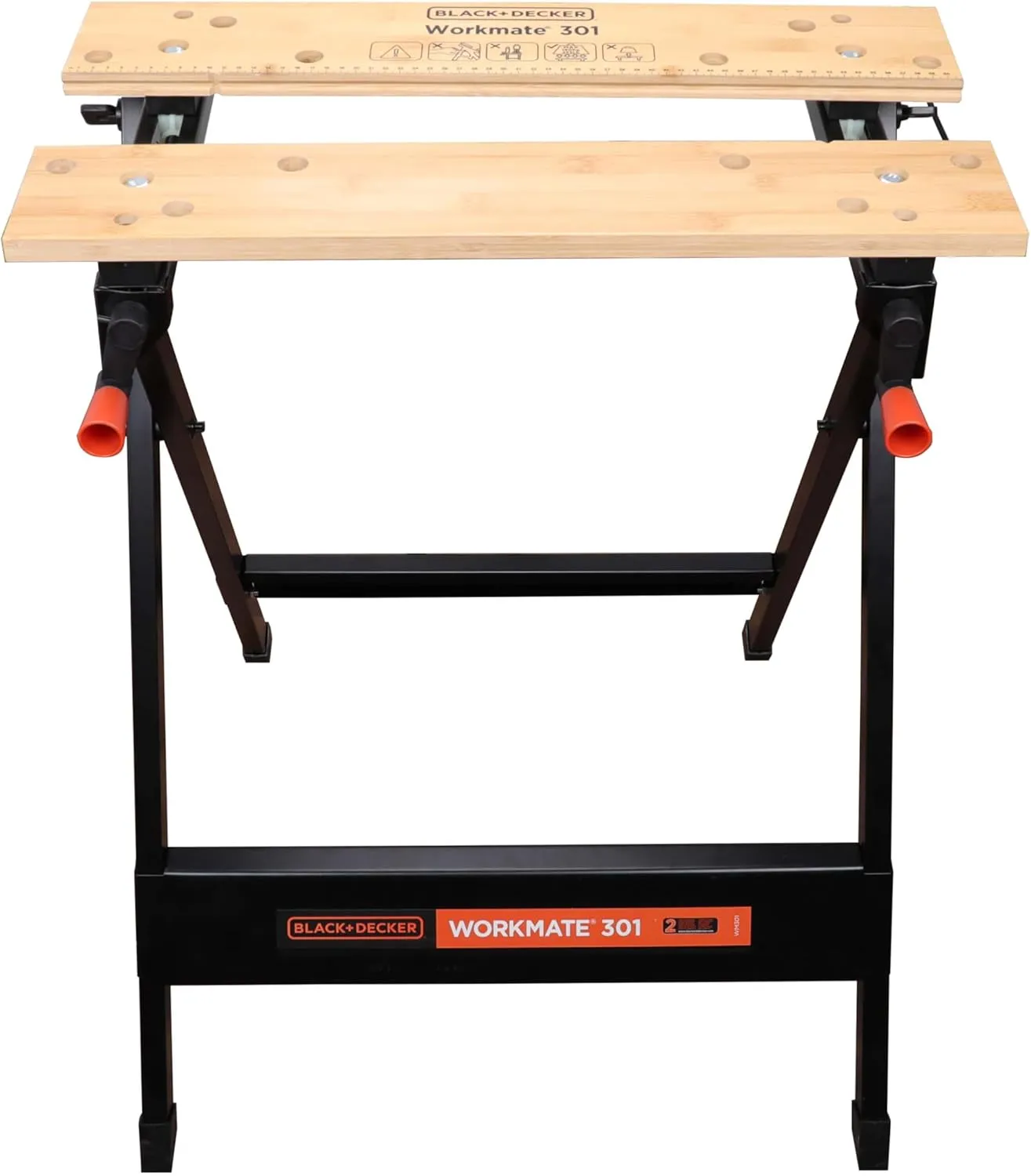 BLACK DECKER WM301-XJ Workbench, Black, Steel, Painted
