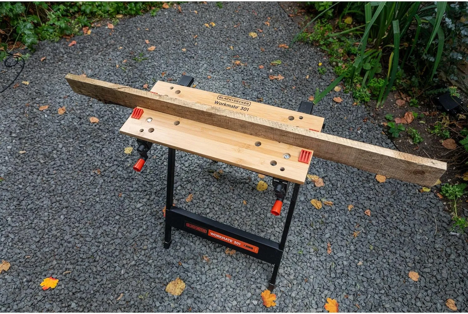 BLACK DECKER WM301-XJ Workbench, Black, Steel, Painted