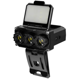 Black Rechargeable LED Headlight -  Cap Light, Long Lasting Camping Light
