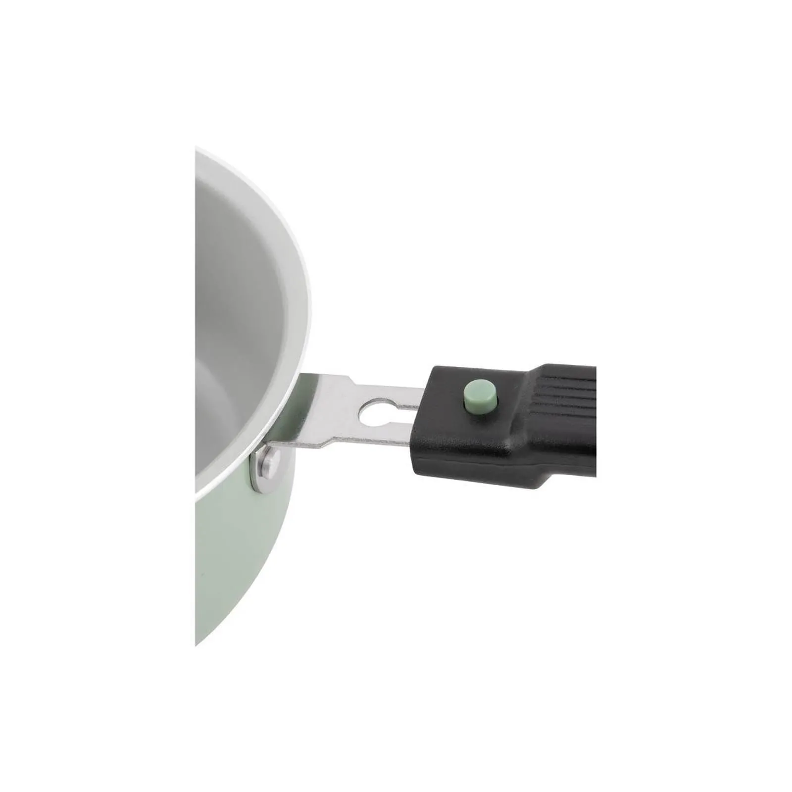 Bo-Camp Saut� Pan Sprint Removable Handle Green Dia 24cm