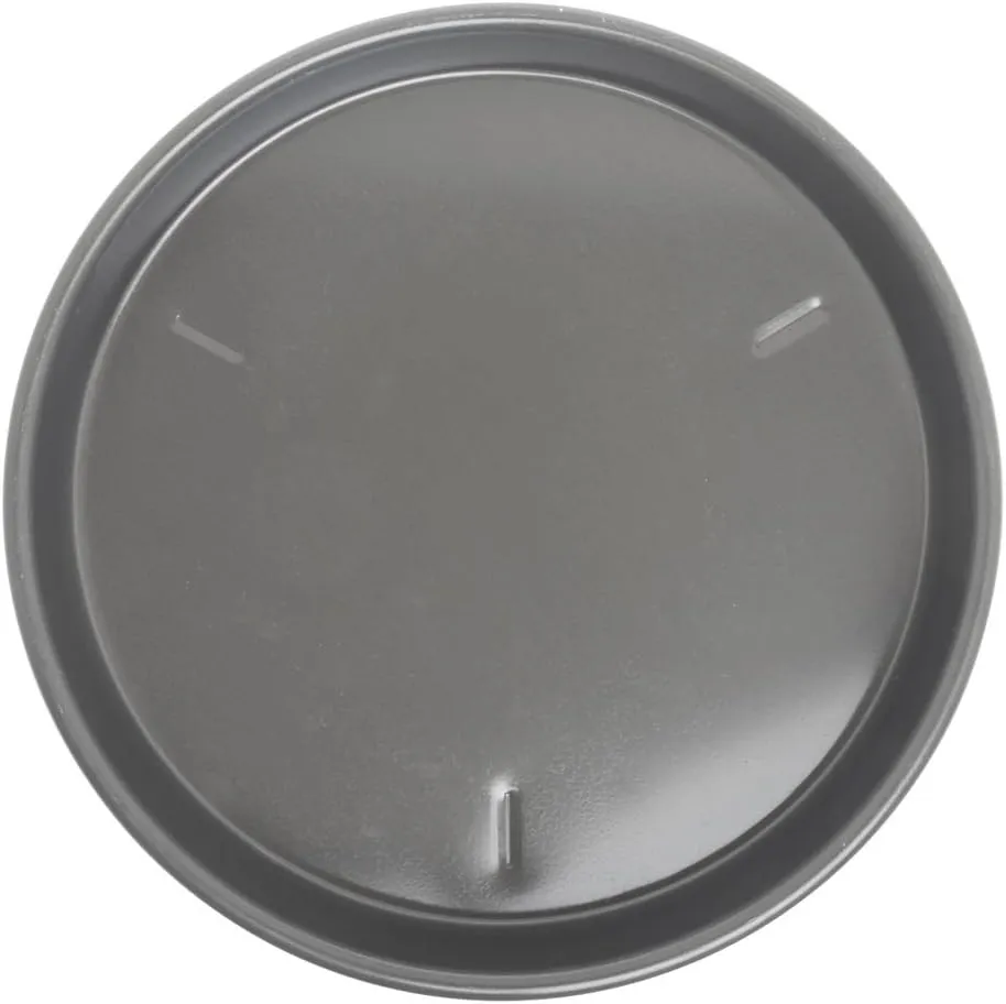 Bundy Chicago Metallic BAKALON® Aluminum Deep Dish Pizza Pan with AMERICOAT® Plus Clear Silicone Glaze - 12"Dia x 1 1/2"D