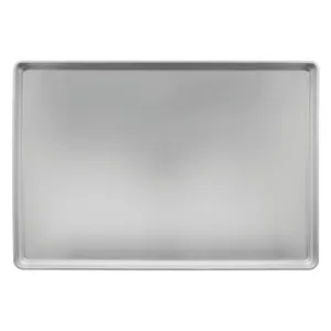 Bundy Chicago Metallic StayFlat™ 16 Gauge Full Size Aluminum NSF Certified Bun Pan - 26"L x 18"W x 1"H