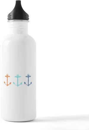 CafePress Anchors Stainless Water Bottle 1 1.0L (34 oz) Stainless Steel Water Bottle