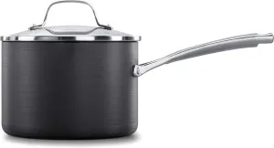Calphalon 1943333 Classic Nonstick Sauce Pan with Cover, 3.5 quart, Grey