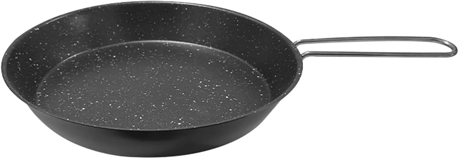 Camping Pan | Outdoor Camp Pot 7.87 inches - Non-Stick Skillet with Folding Handle Camping Cookware for Stoves Oven Home Kitchen Dormitory Travel Backpacking Picnic Outdoor