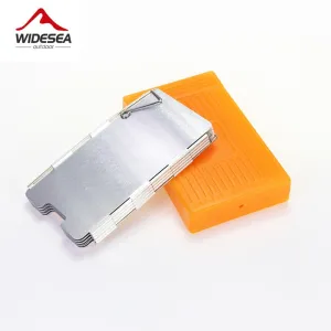 Camping Portable 9/10 Plates Stove Wind Shield Folding Outdoor Picnic