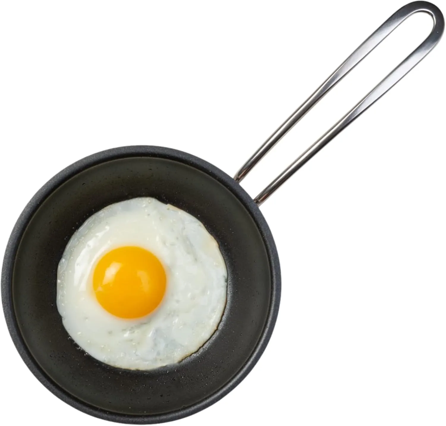 Capri 5.5-Inch Stainless Steel Nonstick Mini Skillet for One Egg - Induction-Safe Fry Pan - Egg Pan