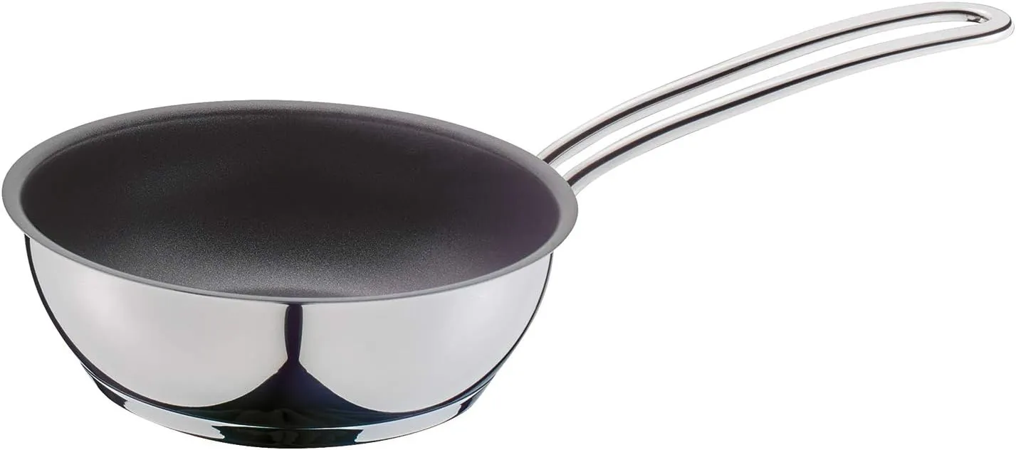 Capri 5.5-Inch Stainless Steel Nonstick Mini Skillet for One Egg - Induction-Safe Fry Pan - Egg Pan