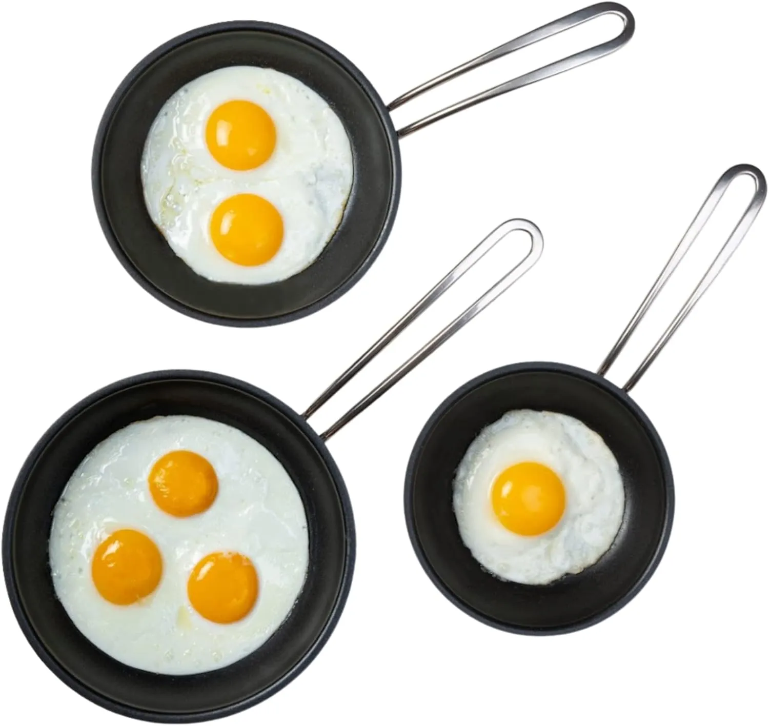 Capri 5.5-Inch Stainless Steel Nonstick Mini Skillet for One Egg - Induction-Safe Fry Pan - Egg Pan