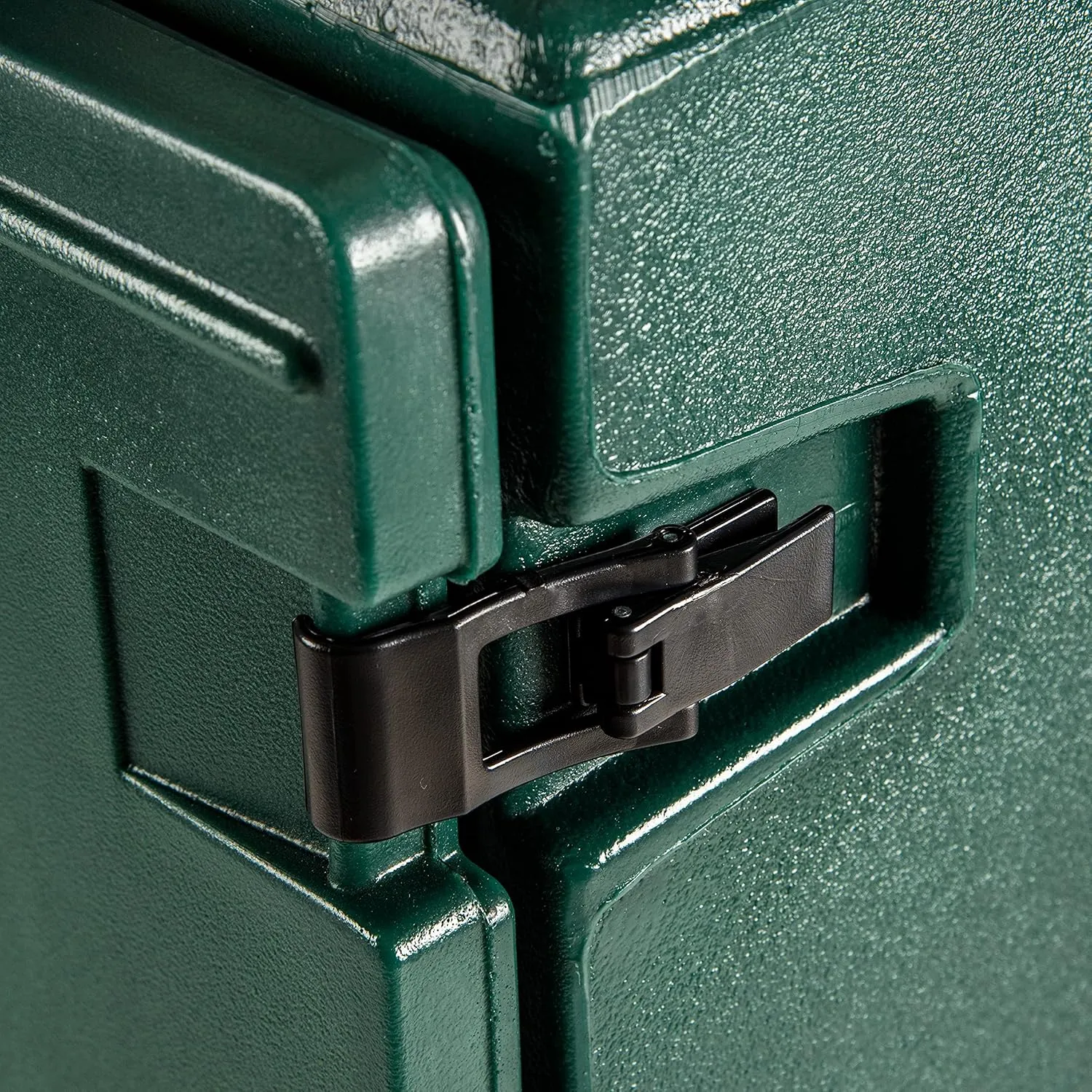 Carlisle FoodService Products Cateraide Insulated Front Loading Food Pan Carrier with Handles for Catering, Events, and Restaurants, Plastic, 5 Pans, Forest Green