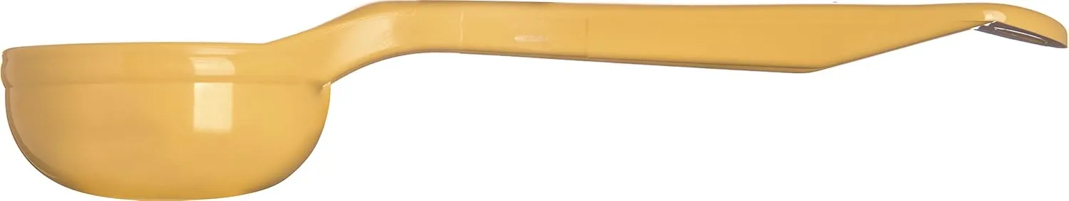 Carlisle FoodService Products Measure Miser Solid Measuring Spoon with Short Handle, 1 Ounce, Yellow (Pack of 12)
