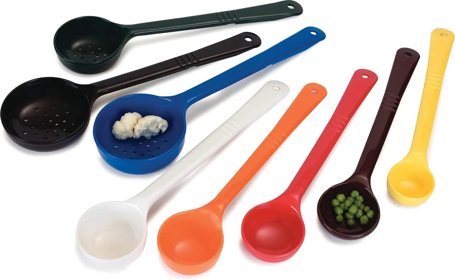 Carlisle FoodService Products Measure Miser Solid Measuring Spoon with Short Handle, 1 Ounce, Yellow (Pack of 12)
