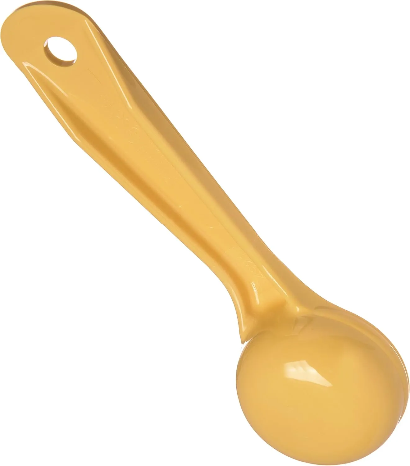 Carlisle FoodService Products Measure Miser Solid Measuring Spoon with Short Handle, 1 Ounce, Yellow (Pack of 12)