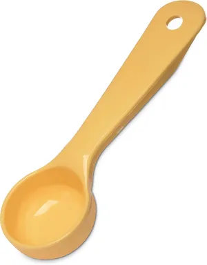 Carlisle FoodService Products Measure Miser Solid Measuring Spoon with Short Handle, 1 Ounce, Yellow (Pack of 12)