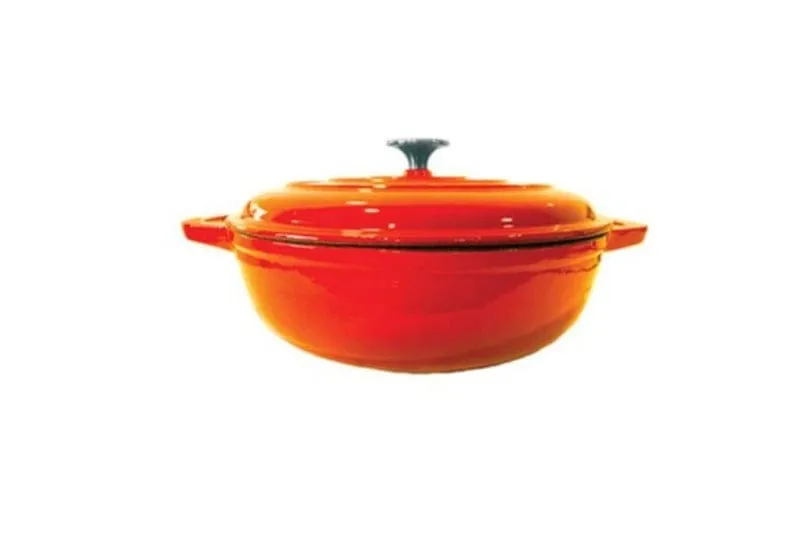 Chef Round Casserole Dish 4 Litre Orange 160/040
