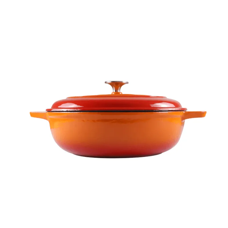 Chef Round Casserole Dish 4 Litre Orange 160/040