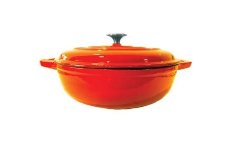 Chef Round Casserole Dish 4 Litre Orange 160/040