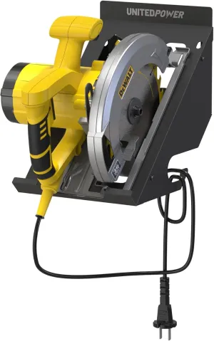 Circular Saw Holder, Wall Mount Storage Rack Organizer for Workshop, Shed, Garage, Home, Fit Most of Circular Saw