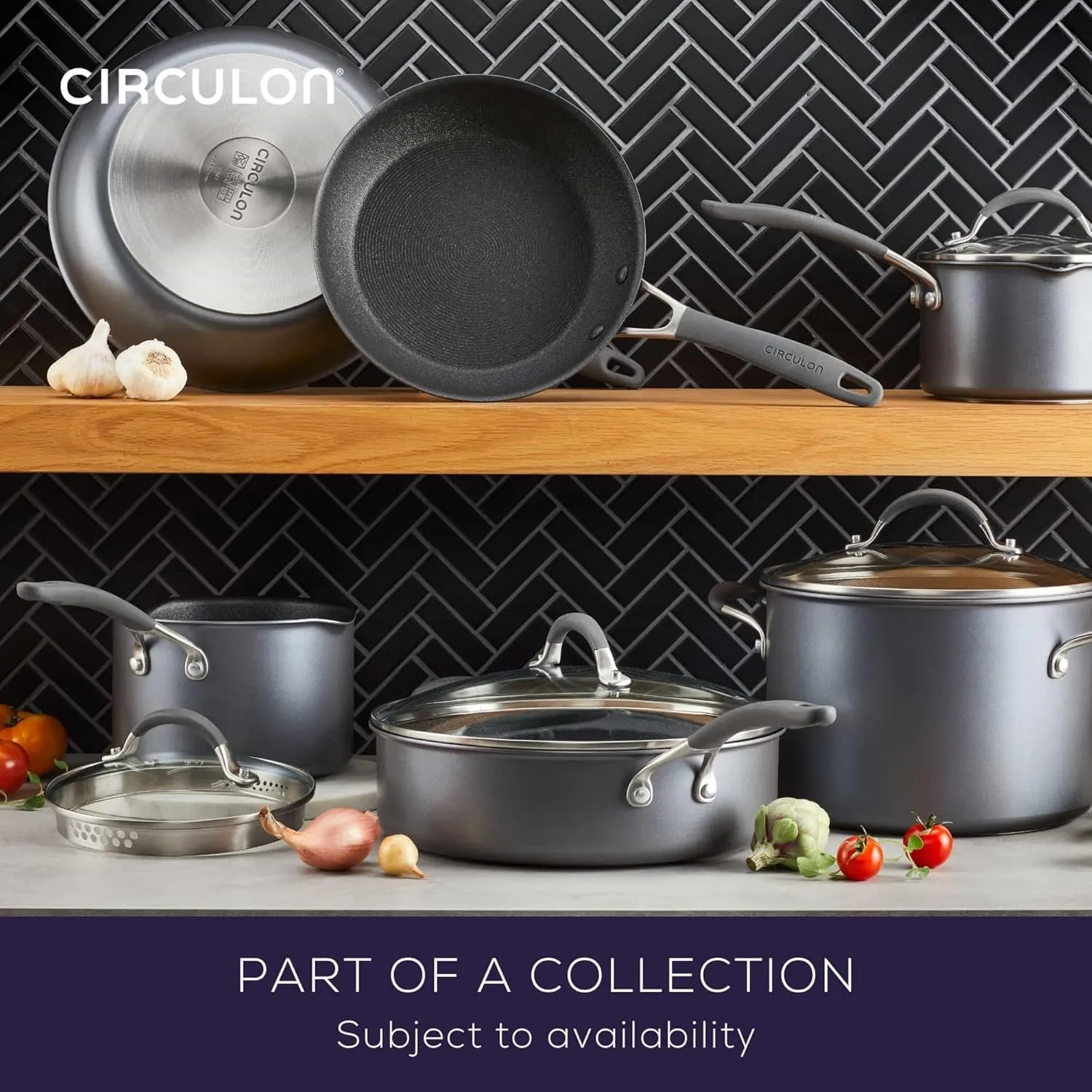 Circulon A1 Series with ScratchDefense Technology Nonstick Induction Frying Pan/Skillet, 10 Inch, Graphite
