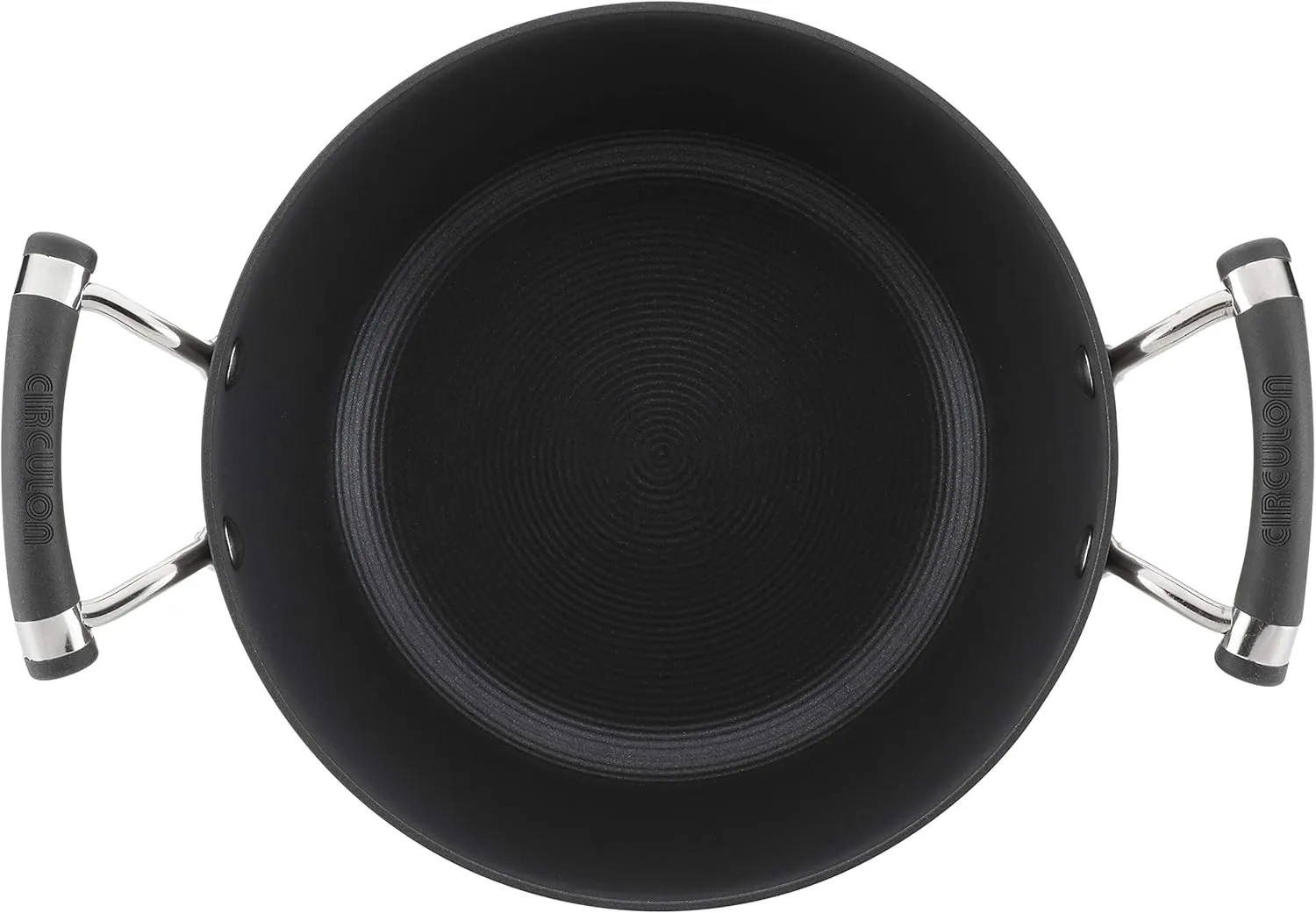 Circulon Acclaim Hard Anodized Nonstick Casserole Dish/Casserole Pan with Lid - 4.5 Quart, Black