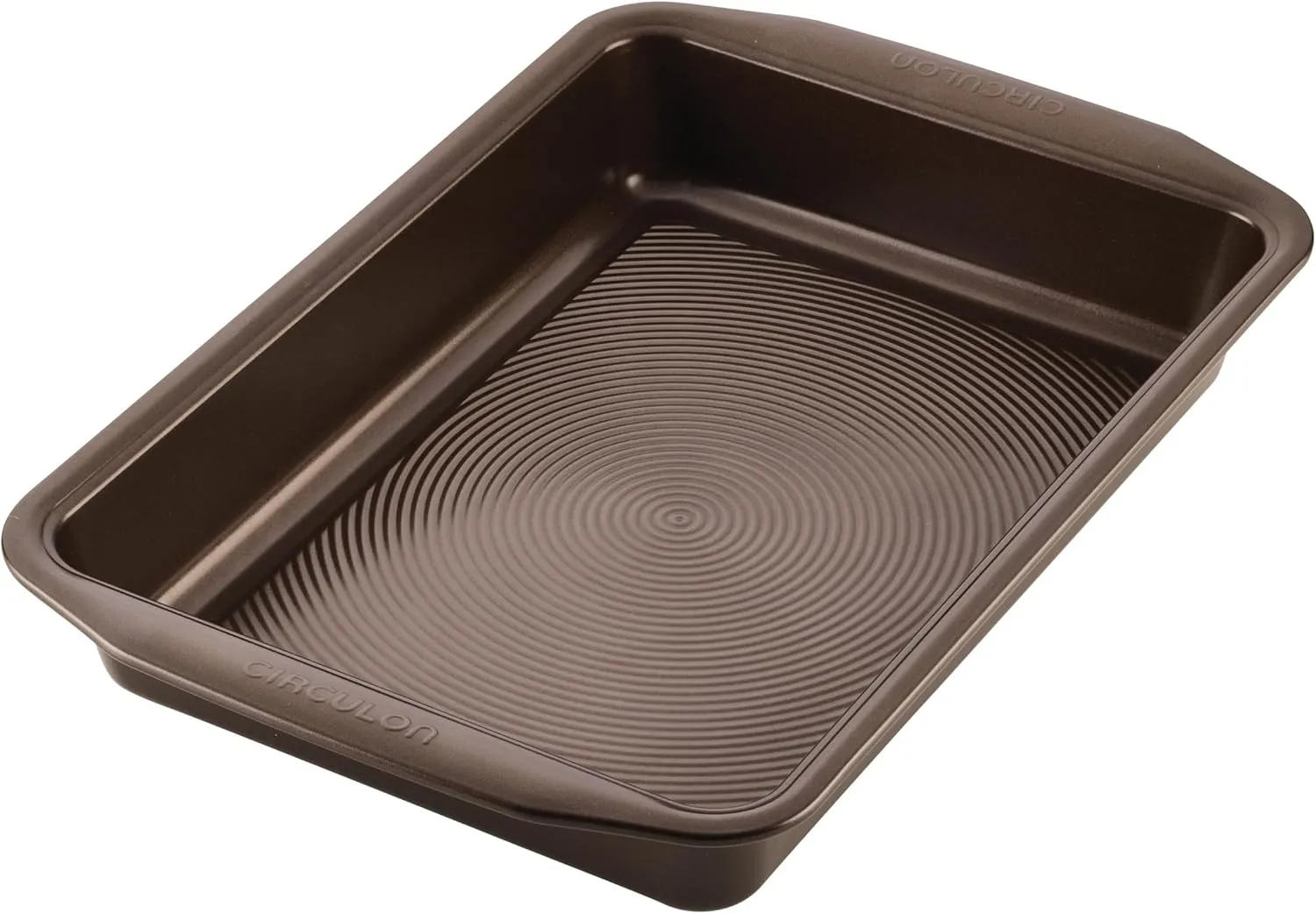 Circulon Nonstick Bakeware Nonstick Baking Pan / Nonstick Cake Pan, Rectangle - 9 Inch x 13 Inch, Brown, Chocolate