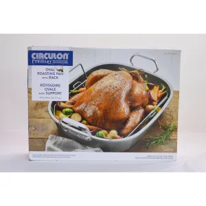 Circulon Premier Professional Roasting Pan w/ Rack