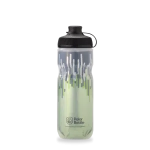 Clearance: Breakaway® Muck Insulated Cyclist Mountain Bikers Water Bottle 20 oz Zipper Moss/Desert by Polar Bottle Made in USA
