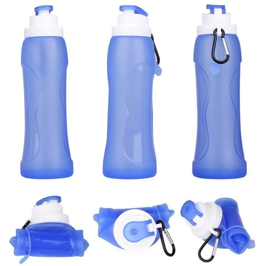 Collapsible Bottle Water Silicone Quick dispatch Sports Automated