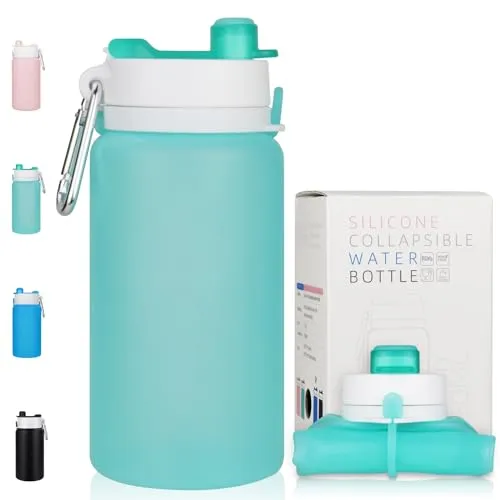 Collapsible BPA Free 19 oz Water Bottle