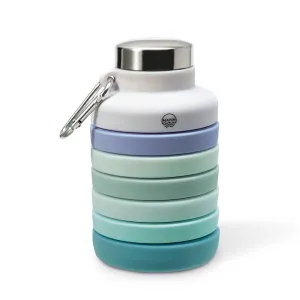 Collapsible Carabiner Bottle - Larger - Purple