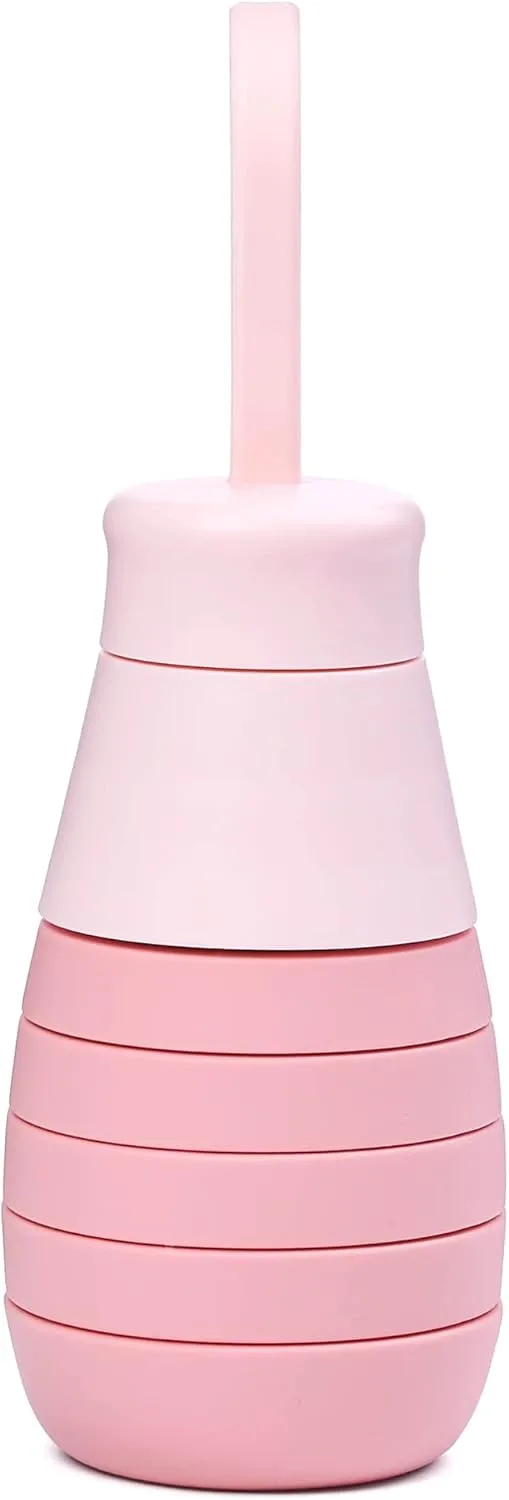 Collapsible Water Bottle (Deep Pink)