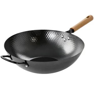 Colwyn 13.5 Inch Nonstick Carbon Steel Wok with Stay-Cool Handle