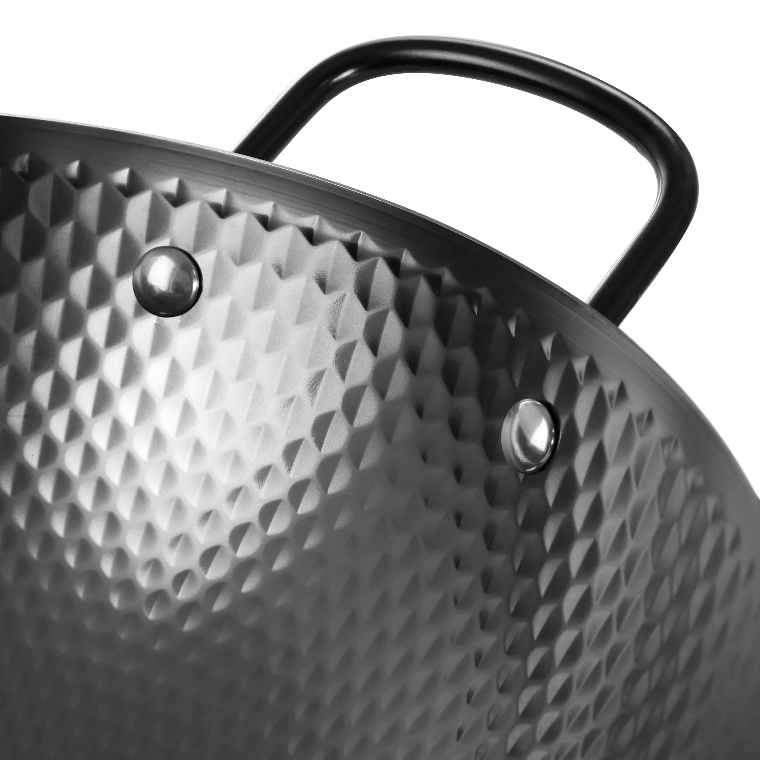 Colwyn 13.5 Inch Nonstick Carbon Steel Wok with Stay-Cool Handle