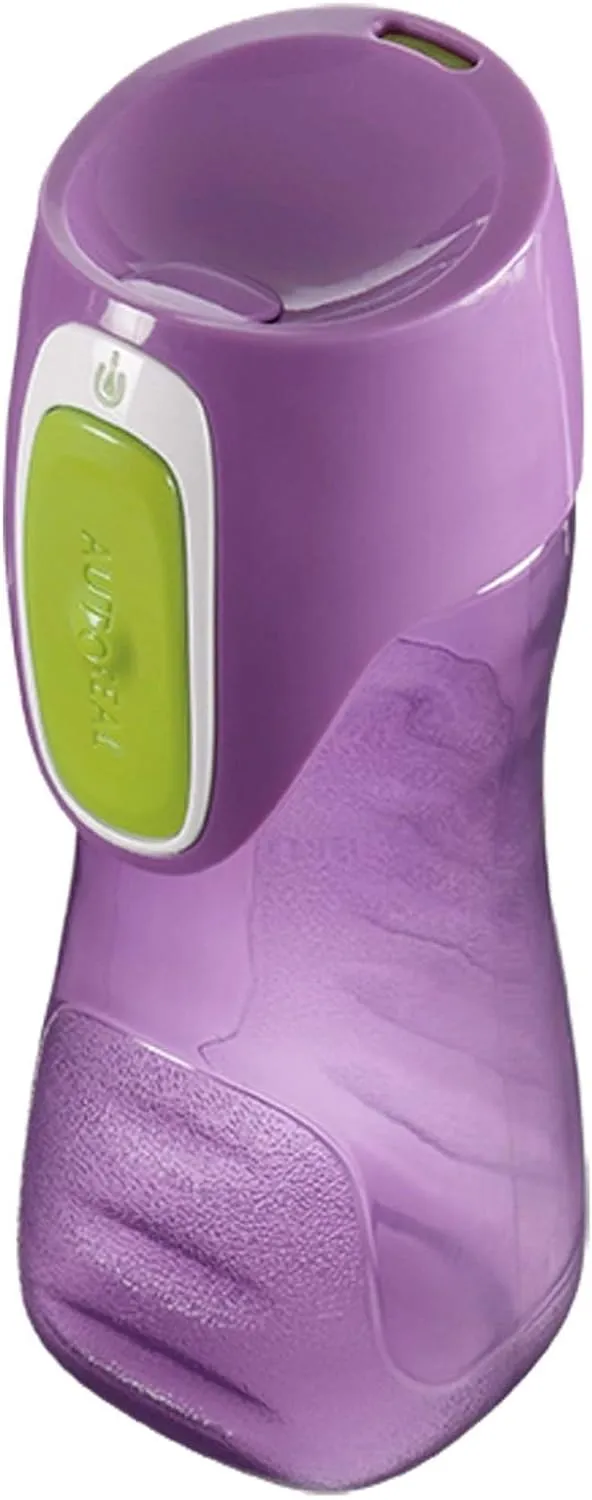 Contigo AUTOSEAL Trekker Kids Water Bottles, 14 oz., 2-Pack, Cherry Blossom and Amethyst