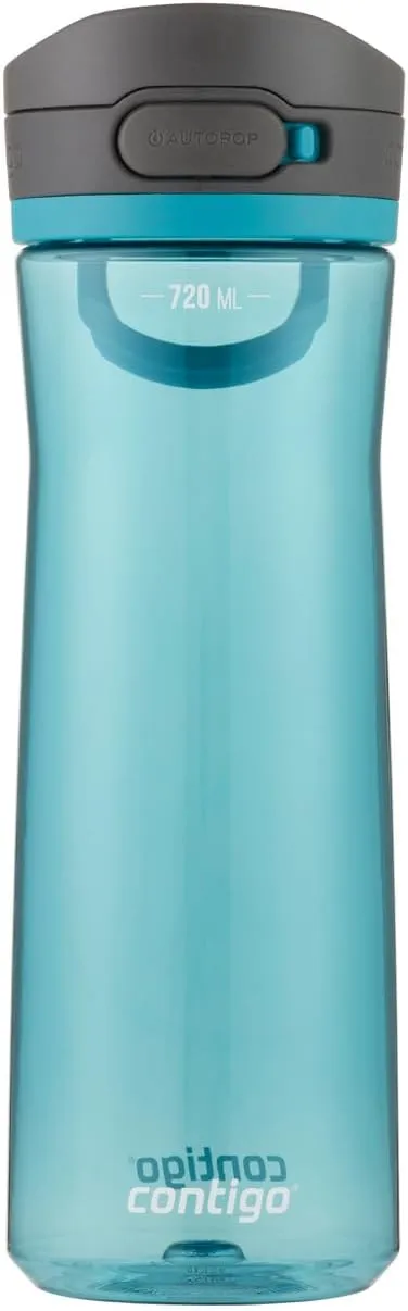 Contigo Jackson drinks bottle, large BPA-free water bottle, 100% leakproof and dishwasher safe, outdoor sports bottle, for cycling, jogging, hiking, work and school, 720 ml