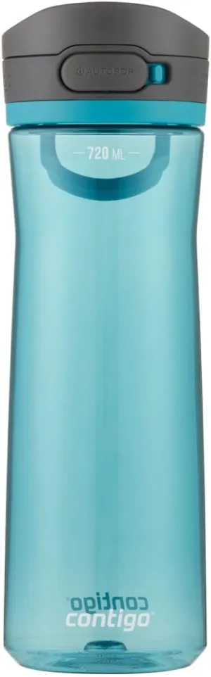 Contigo Jackson drinks bottle, large BPA-free water bottle, 100% leakproof and dishwasher safe, outdoor sports bottle, for cycling, jogging, hiking, work and school, 720 ml