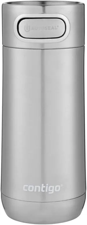Contigo Luxe Autoseal Travel Mug, Stainless Steel Thermal Mug, Vacuum Flask, Leakproof Tumbler, Dishwasher Safe, Coffee Mug with BPA Free Easy-Clean Lid, 360 ml