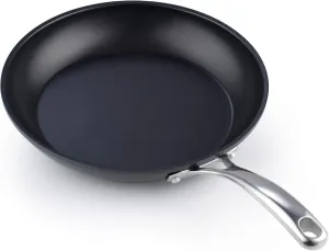 Cooks Standard Frying Omelet Pan, Classic Hard Anodized Nonstick 12-Inch/30cm Saute Skillet Egg Pan, Black