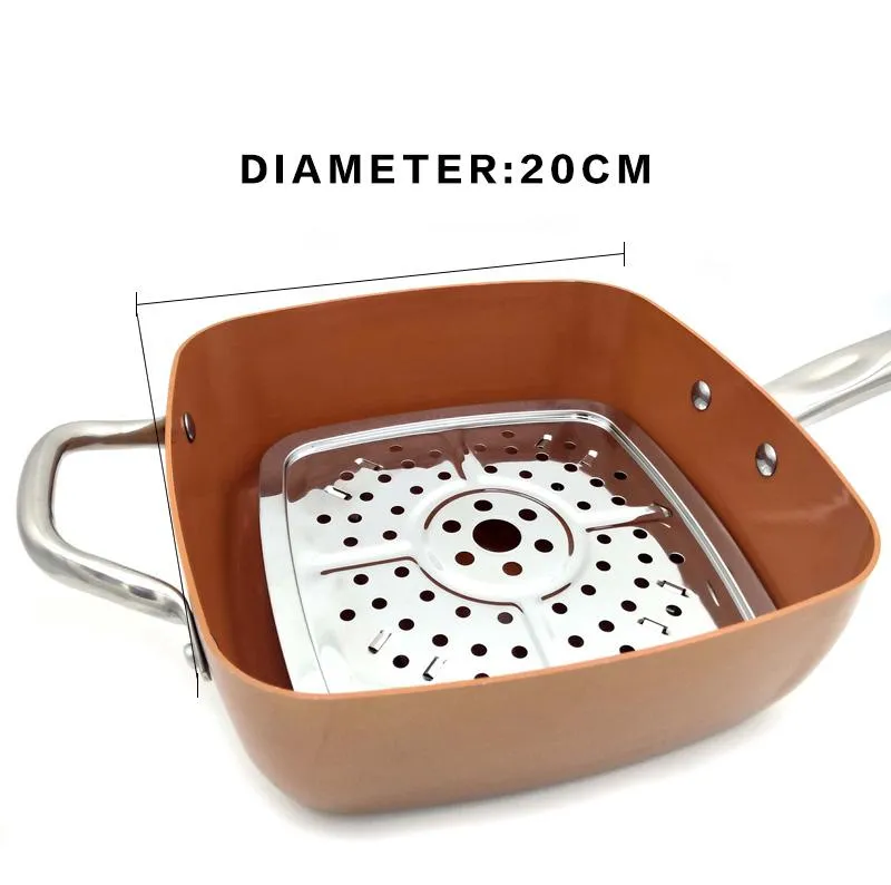 Copper Chef  Square Fry Pan On Sale