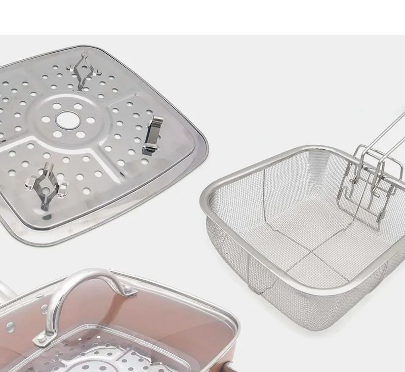 Copper Chef  Square Fry Pan On Sale