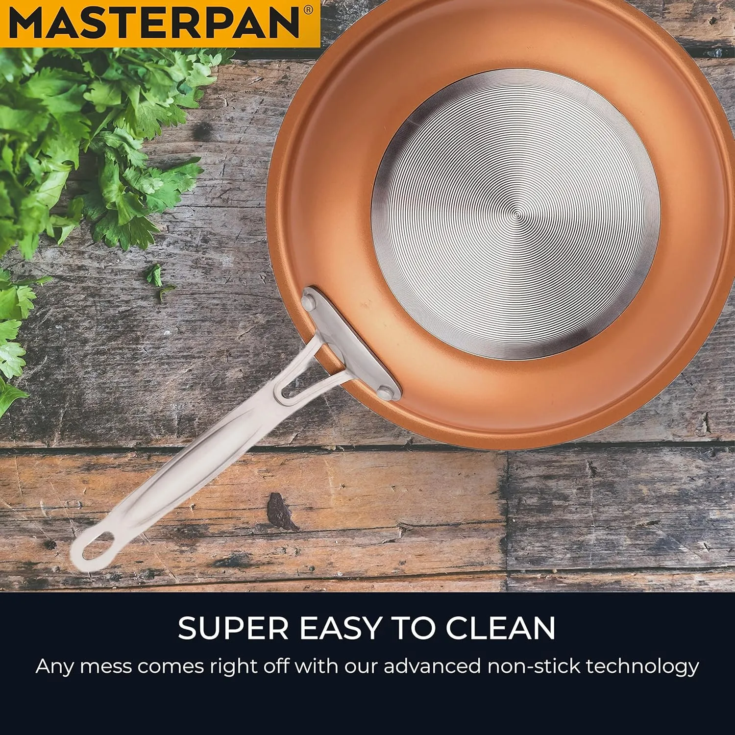 Copper tone 10-inch Ceramic Non-stick Fry pan