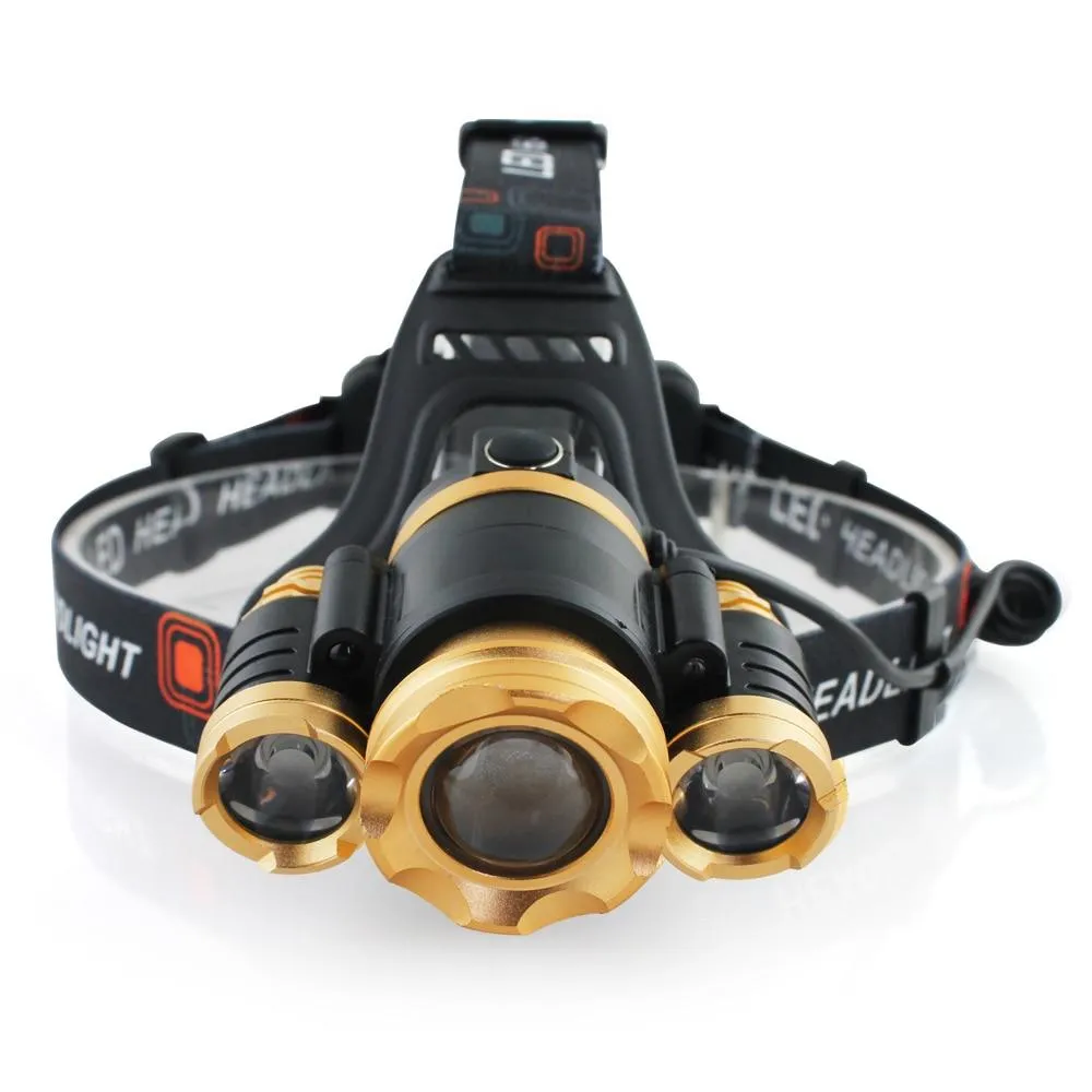 CREE 3*T6 Super Bright LED Headlamp Motion Sensor Waterproof Charging USB Lantern Headlamp 18650 Battery Fishing Camping torch