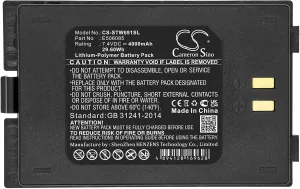 CS BATTERY Replacement for Satlink WS-6916,fits E506085,4000mAh/Li-Polymer
