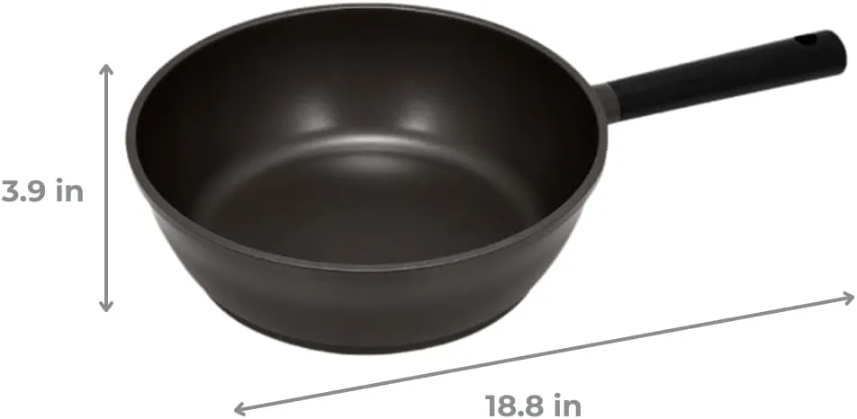 CUCKOO 11 in Kyndell Nonstick Ceramic Wok Pan, Induction Compatible (COP-B2810HGB)